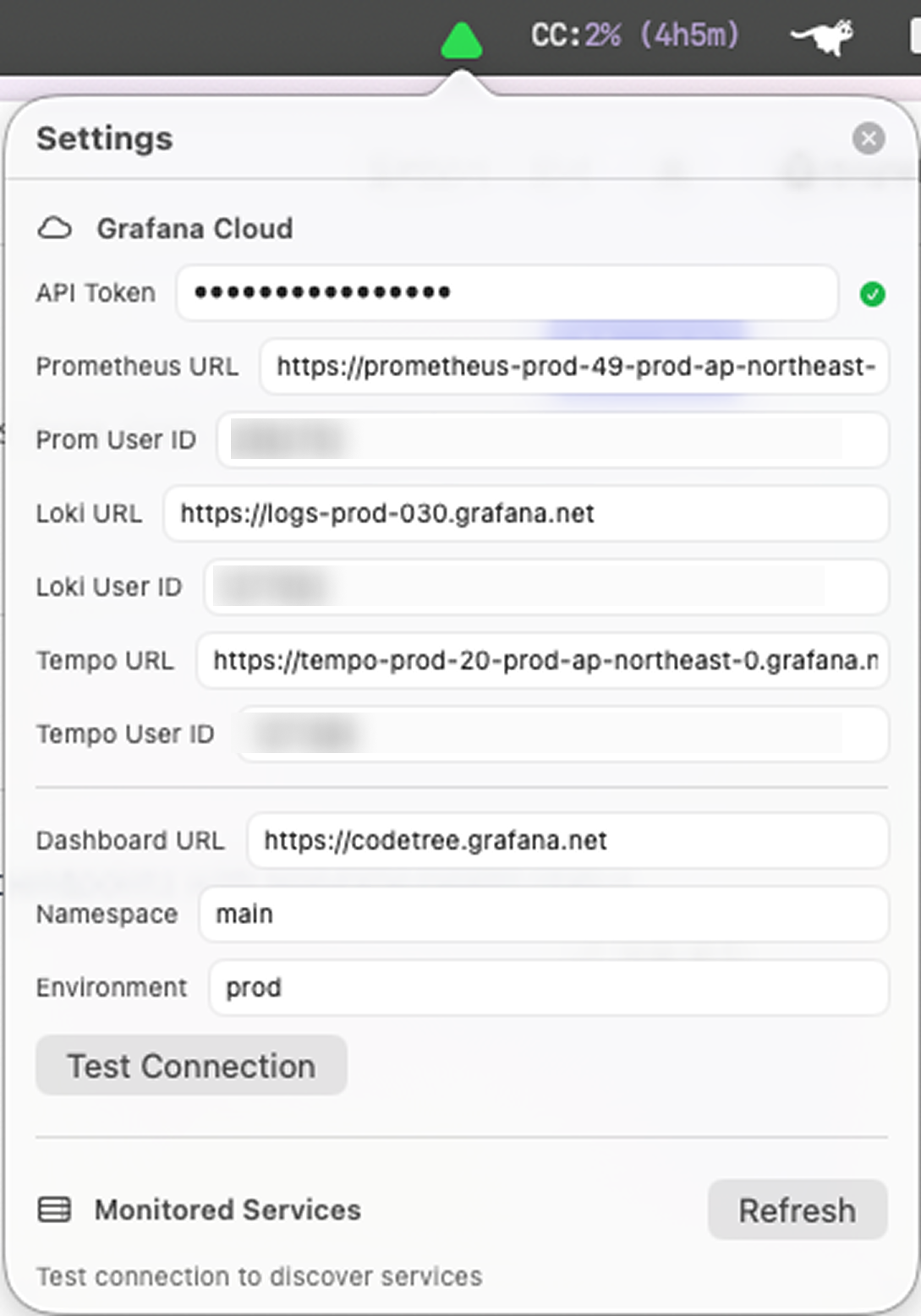 Grafana Monitoring